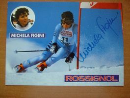 MICHELA FIGINI (CH) SKISTAR  HANDSIGNIERT AK !