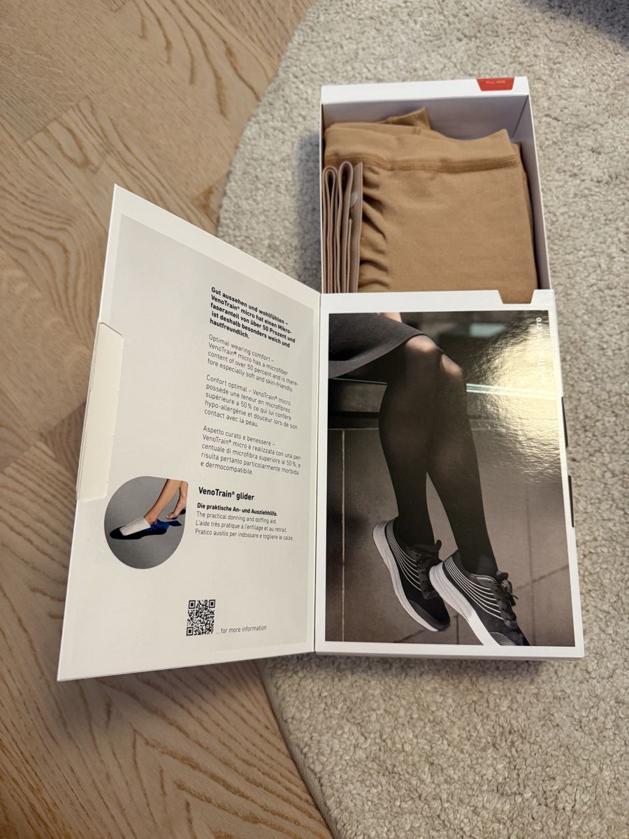 Calze & Collant: Bauerfeind VenoTrain Micro Kompressionsstrümpfe, Gr. L – Nuovo e nell'imballaggio originale da Winkel venduto da Hafula 3
