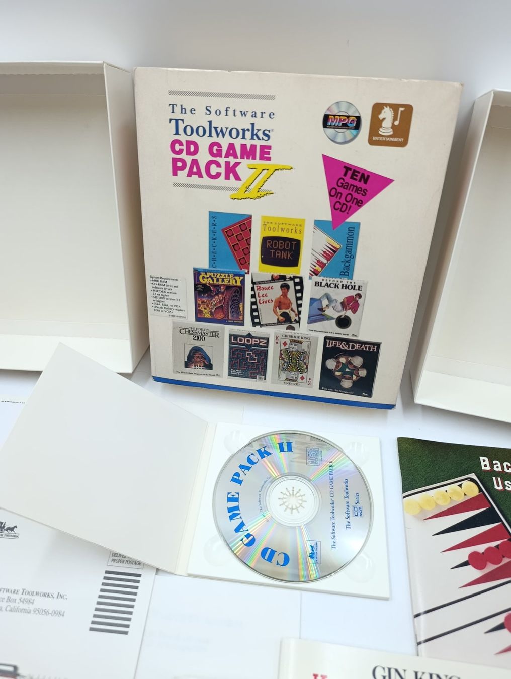 Giochi: Retro PC Game Software Toolworks CD Game Pack II, Top! – Usato da Wil SG venduto da Donaldus 4
