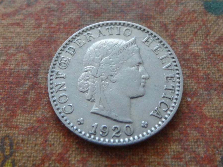Tutti le monete: 20 Rp. 1920 – Usato da Romanel-sur-Lausanne venduto da Swift13