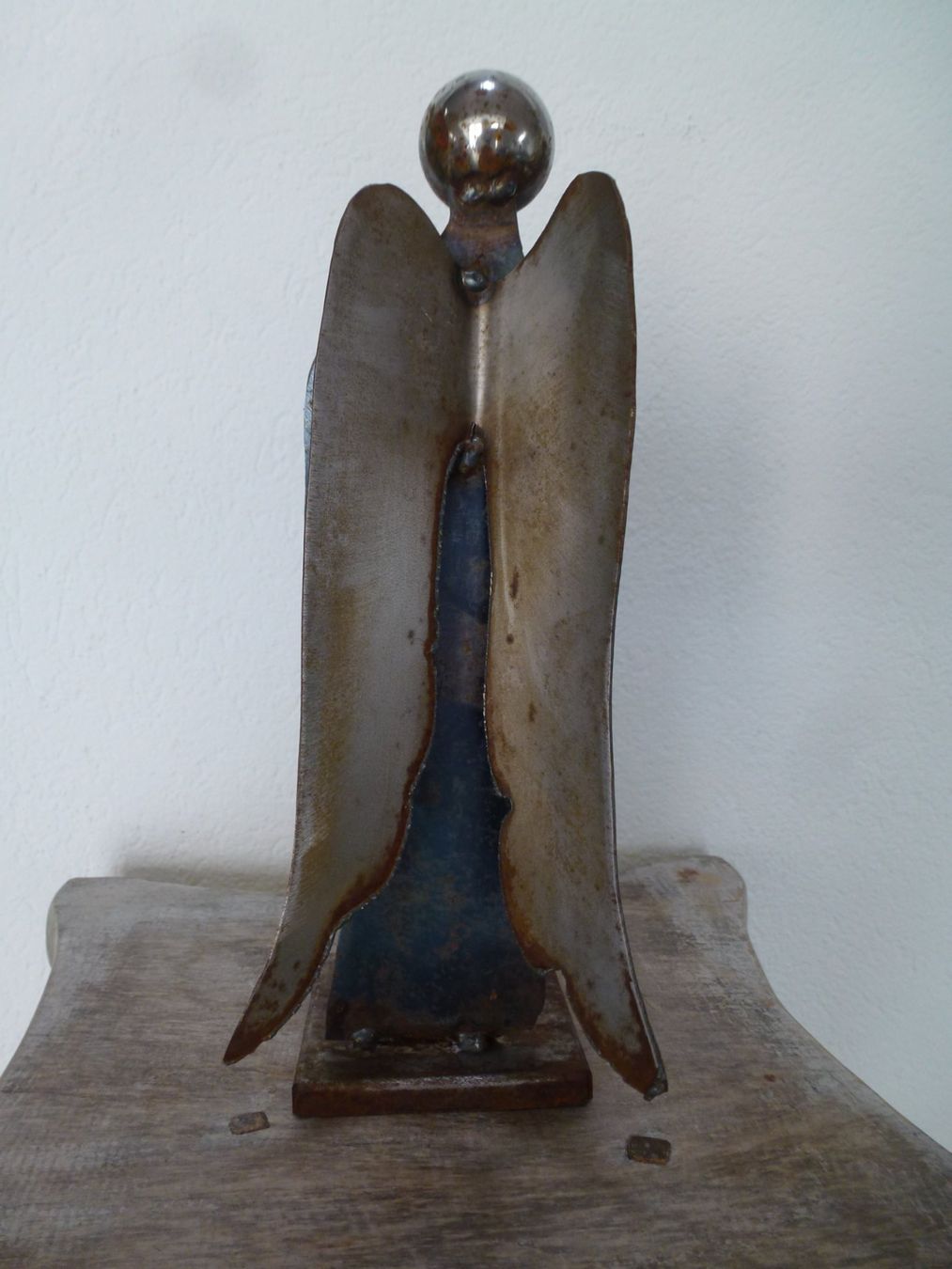 Skulpturen & Statuen: Vintage Eisenplastik Schweiz / Engel – Gebraucht aus Esslingen von FetteSchnecke 2