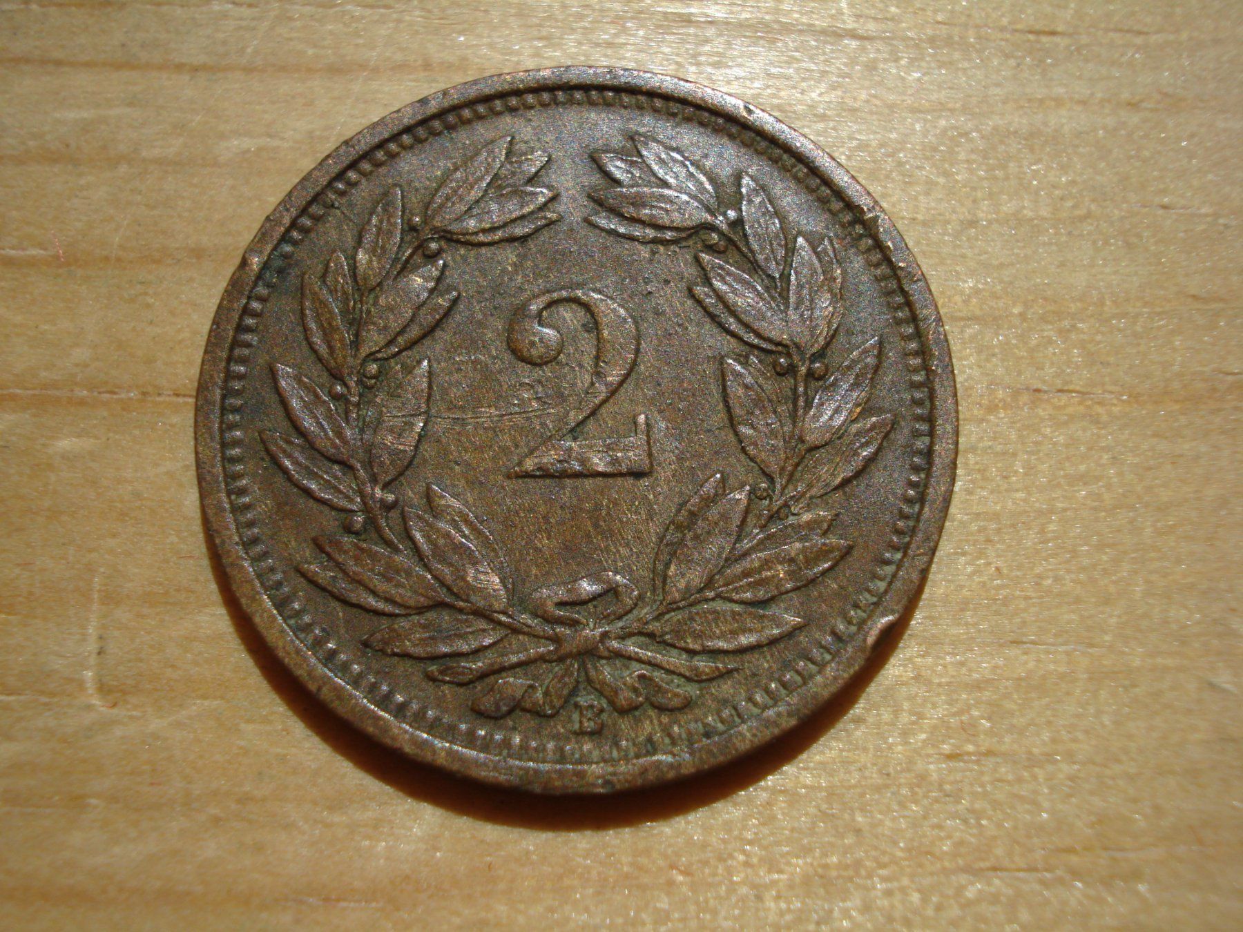 Alle Münzen: (N2) 2 Rappen 1929 – Gebraucht aus Erlach von Net-Coins 1