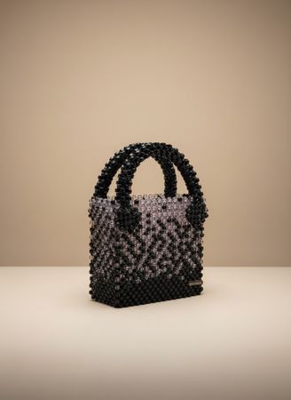Stylish Beaded Handbag 2 Sided - Perfect for Summer Parties!