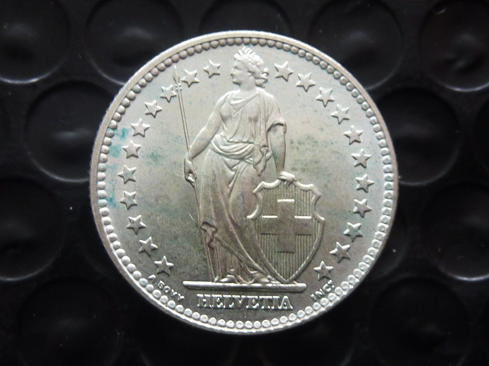 Alle Münzen: 2 Fr. 1960  unz. / stgl. - mit Patina - – Neu (gemäss Beschreibung) aus Seon von aee_7gpz 1