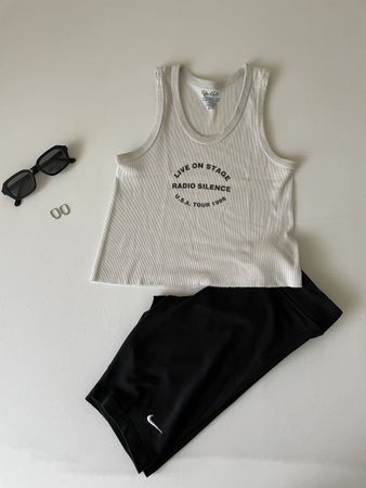 Brandy Melville Débardeur d'été, Taille Unique, Beige