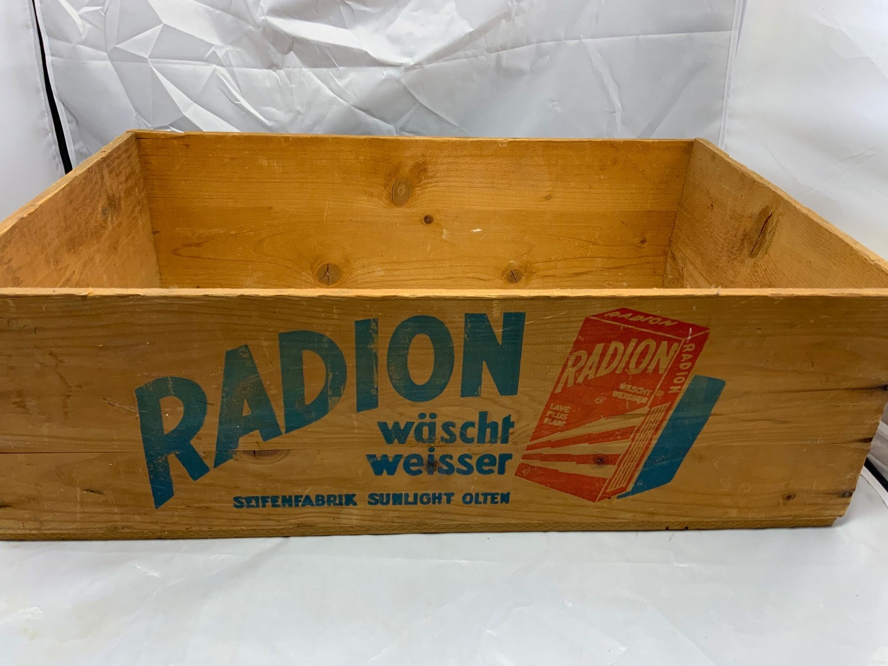 Casse di trasporto: Holzkiste Radion Sunlight Steinfels – Usato da Erlach venduto da silvia3235 4