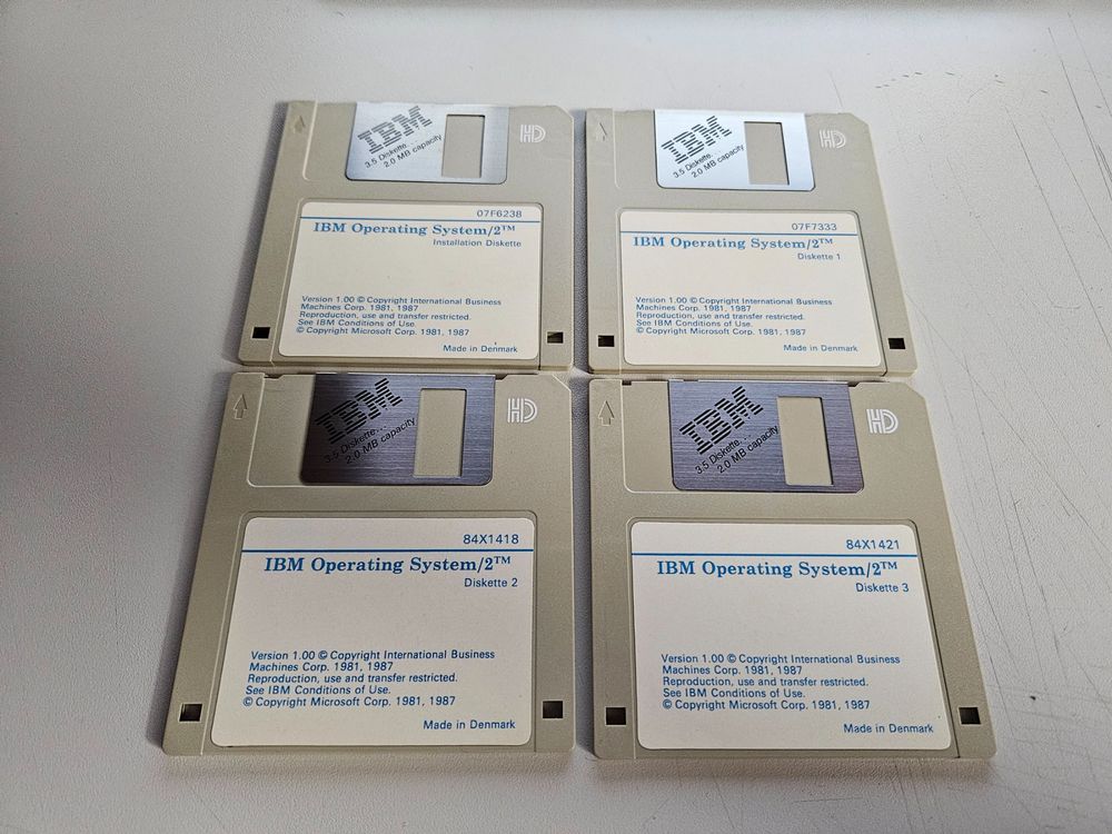 IBM Operating System/2 Version 1.0 (Gebraucht) in Genestrerio für CHF ...