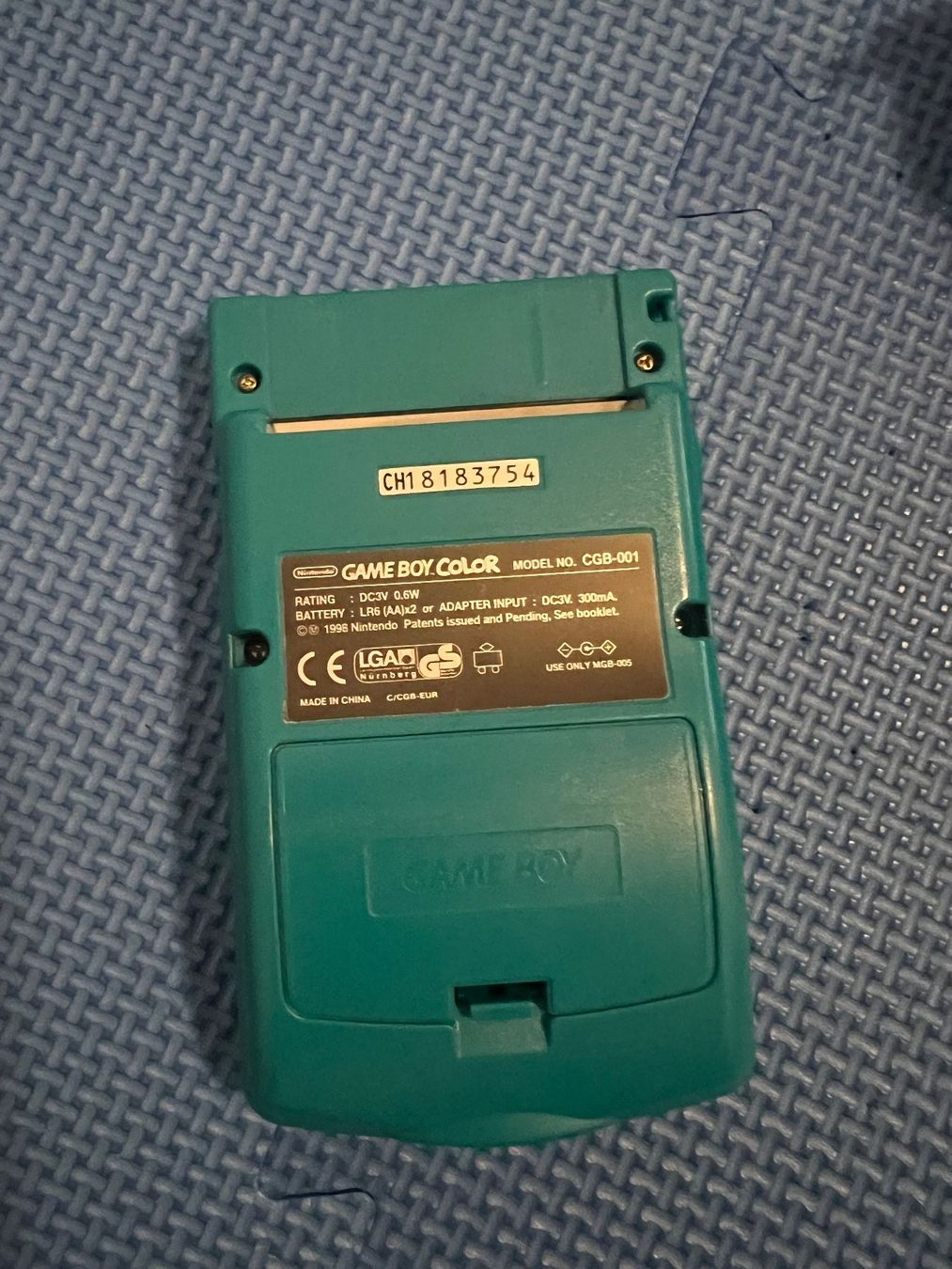 Nintendo Console: Game Boy Color türkis inkl. Hülle – Usato da Gossau SG venduto da schlitzerdemon 3