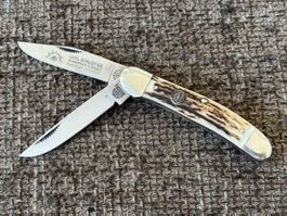 Altes Sackmesser CARL SCHLIEPER GX-DS Hirschhorn TOP RAR