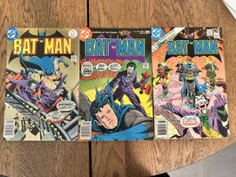Batman Comic Iconic Joker Covers 286,294,321