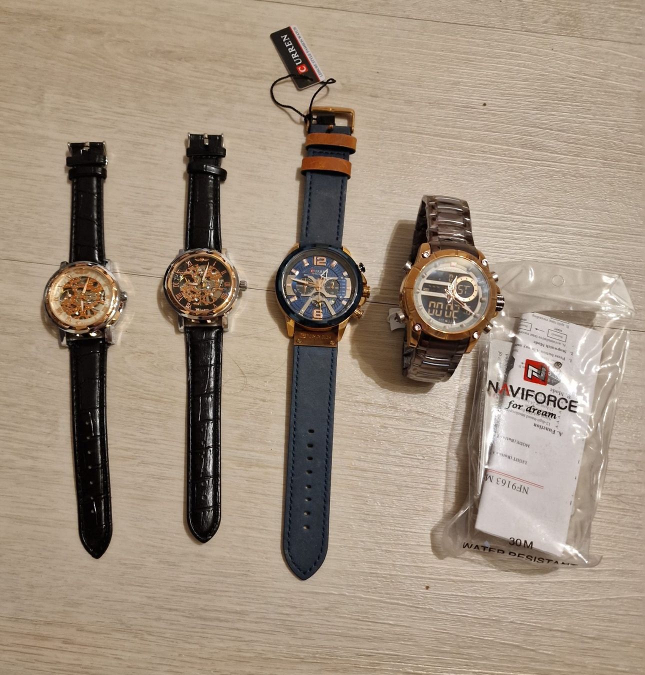 Orologi: NEU! 4 Herren-Uhren – Nuovo e nell'imballaggio originale da Schübelbach venduto da chinchilla84 3