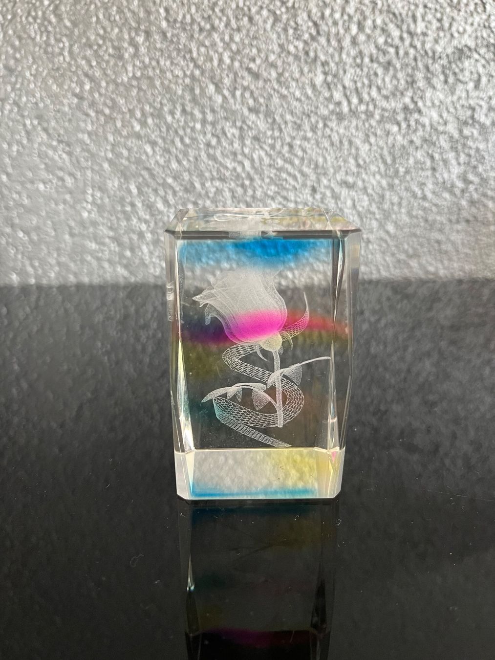 Tutte le decorazioni: Rose im Glas Briefbeschwerer – Nuovo (secondo la descrizione) da Aarau venduto da Swifty03 2
