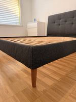 Ikea Bett Dunkelgrau, Guter Zustand