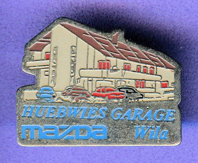 Placchette & Badge: MAZDA   Huebwies Garage  Wila – Usato da Winterthur venduto da Sammleroase