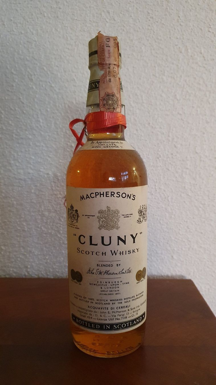 Spirituosen: Macpherson's Cluny Scotch Whisky – Neu und originalverpackt aus Küssnacht am Rigi von Tgoessi