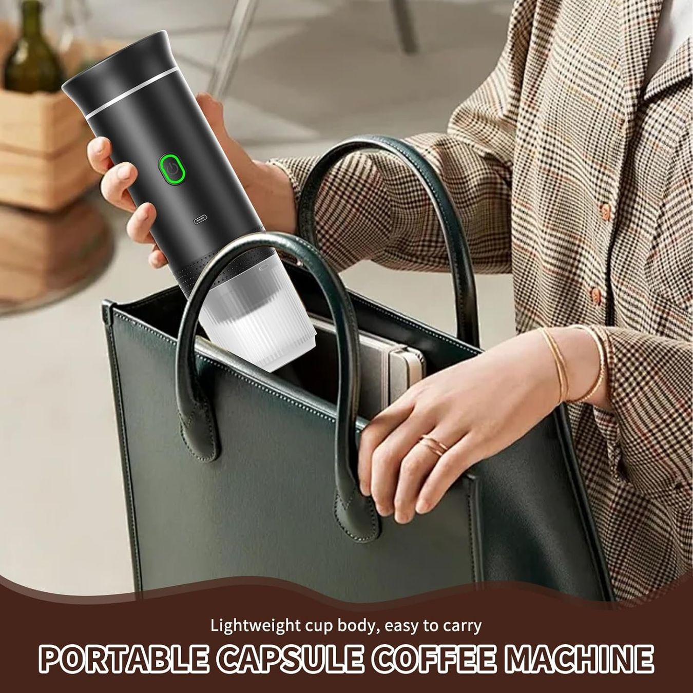Macchine per caffè & Macchine per espresso: Tragbare Kaffeemaschine mit Akku – Nuovo e nell'imballaggio originale da Châtelaine venduto da topshop.switzerland 5