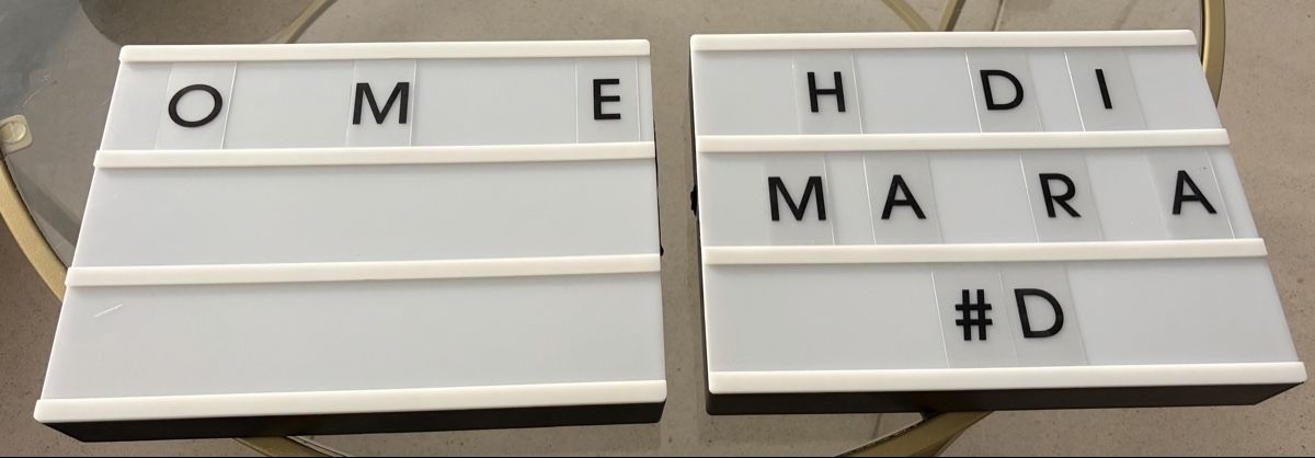 Tutte le decorazioni: 2x LED Leuchtkästen / Lightbox mit Buchstaben – Usato da Bern venduto da Diego-maradona