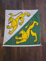 Kantonsfahne Thurgau - Heimgartner - 100x96 cm - zwei Löwen