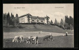 AK Chaumont, Le Grand Hotel, 1909