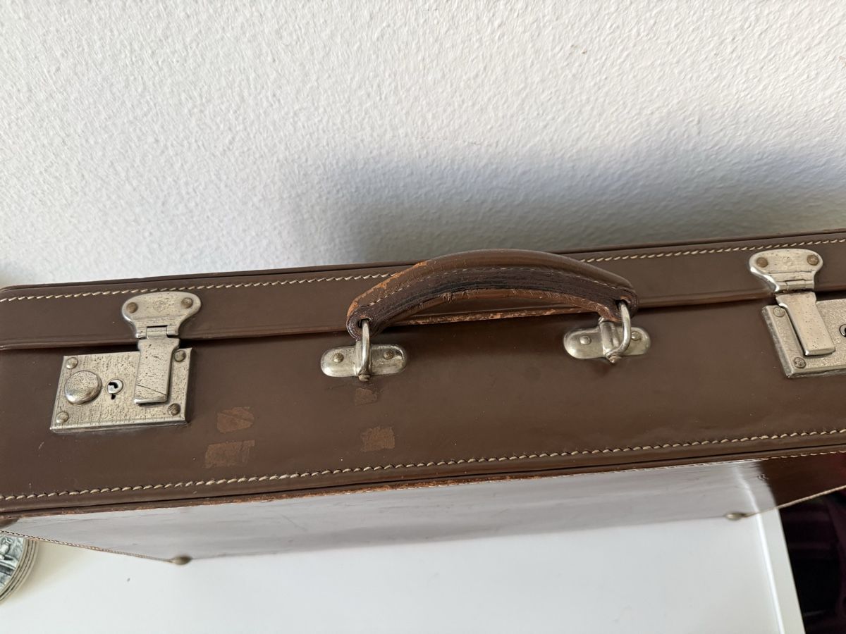 Valigie: Vintage Lederkoffer braun – Usato da Urdorf venduto da Chapar 2