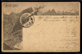 Vorläufer-Lithographie Arth-Rigi, 1890,