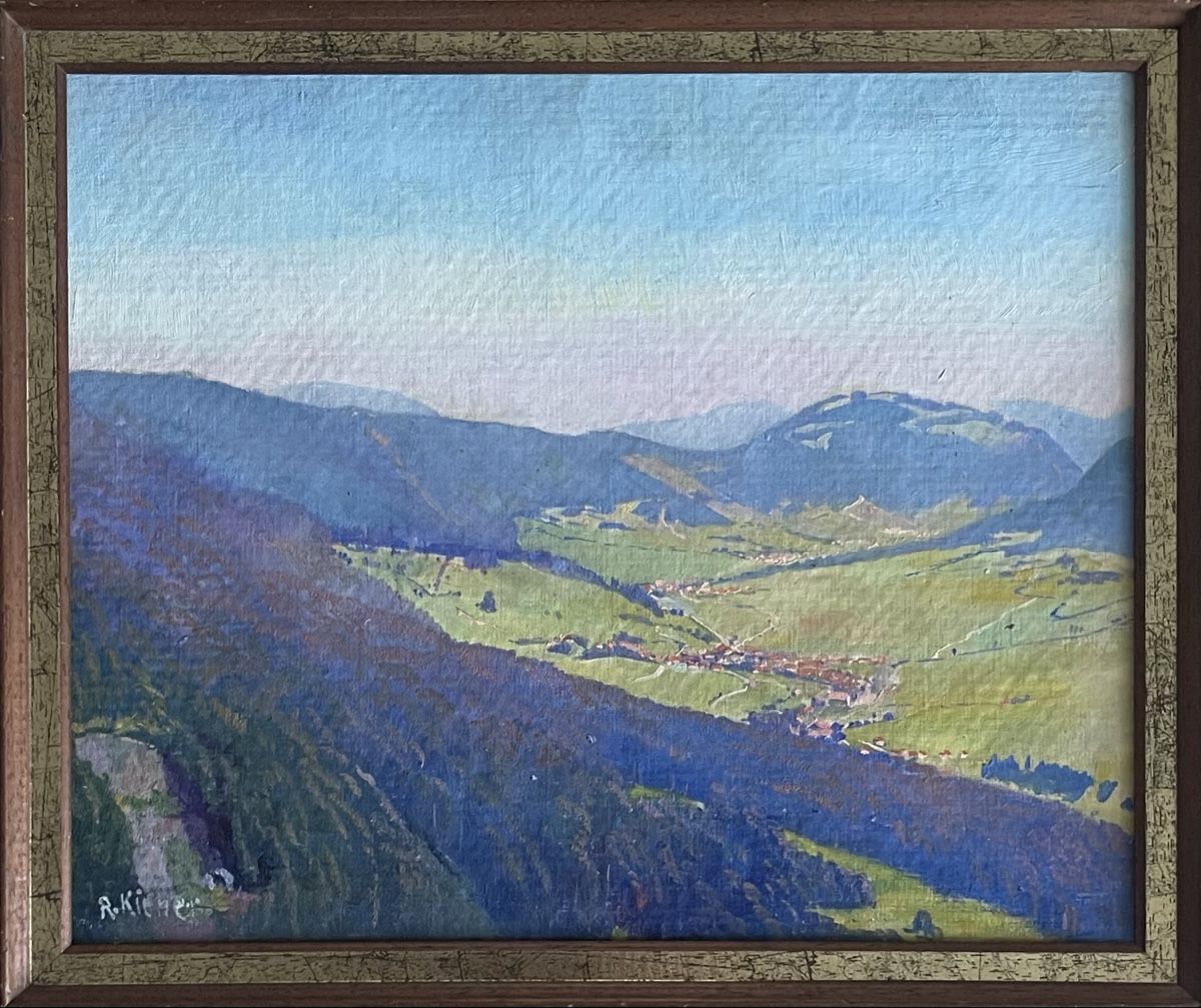 Dipinti: Kiener Robert (1866-1945) – Usato da Grosshöchstetten venduto da Perle1951