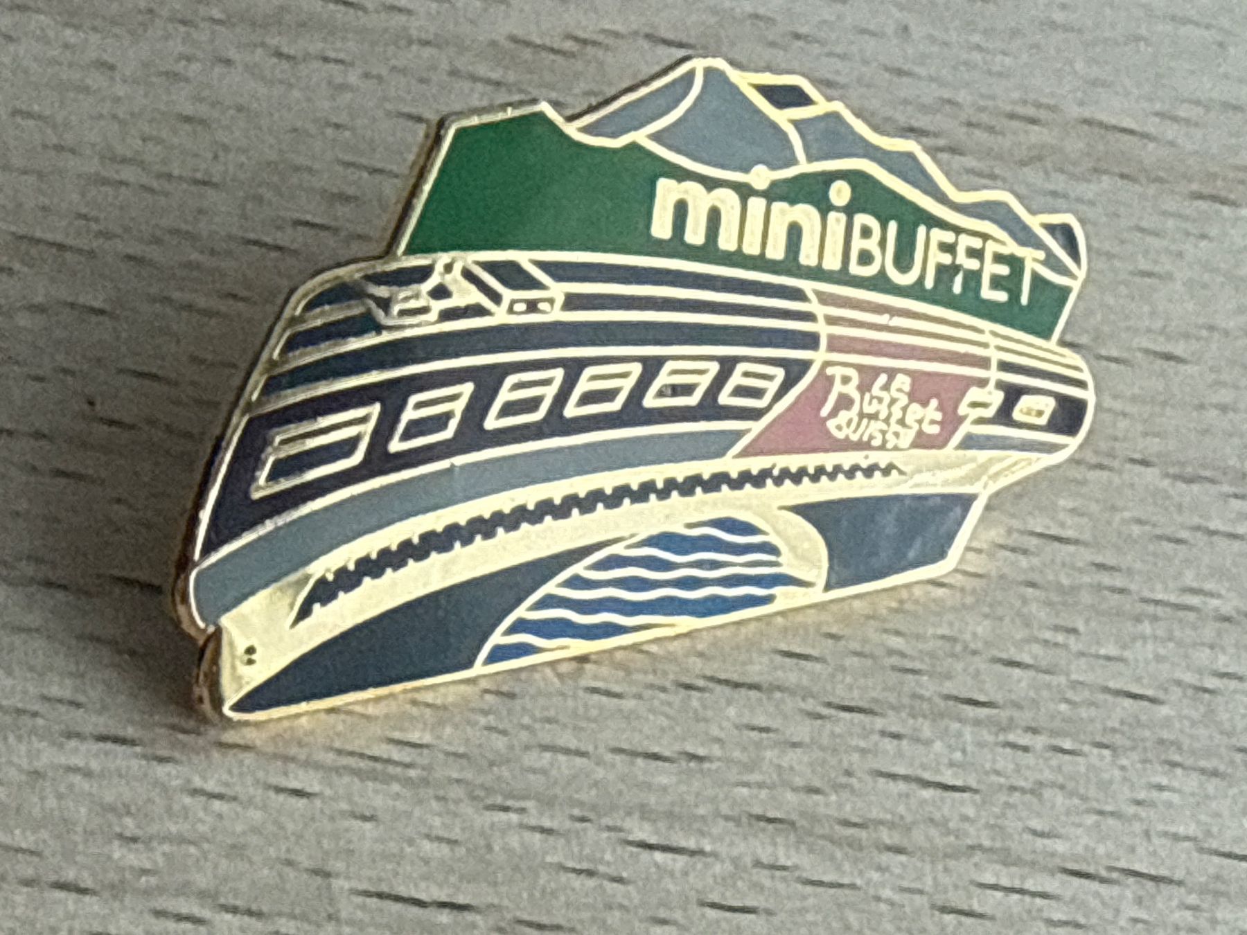 Plaketten & Abzeichen: Pin Mini Buffet – Gebraucht aus Glattbrugg von Schweigmatt