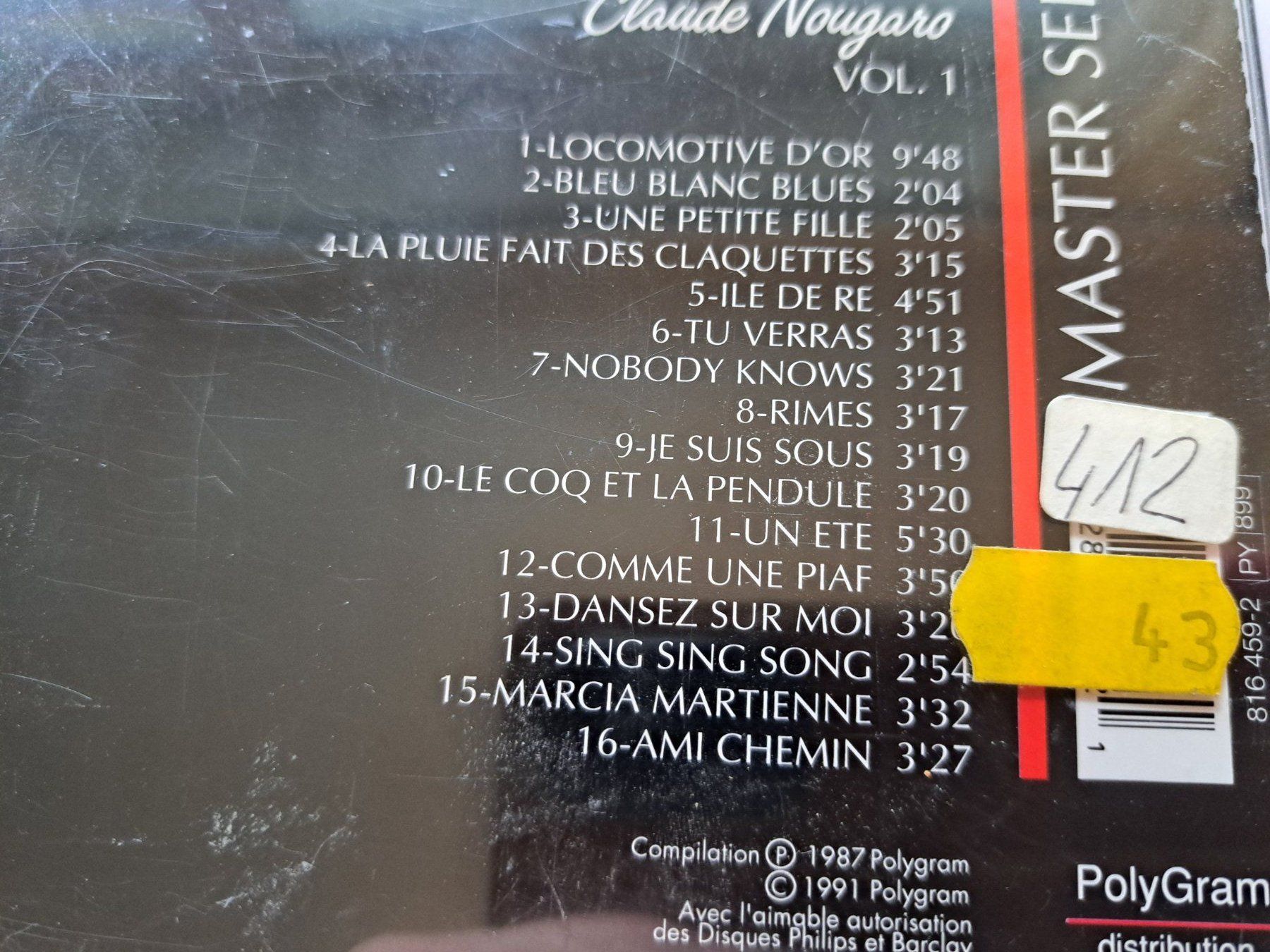 CDs: Cd Master Série - Claude Nougaro – Gebraucht aus Pully von bro_n52j 2