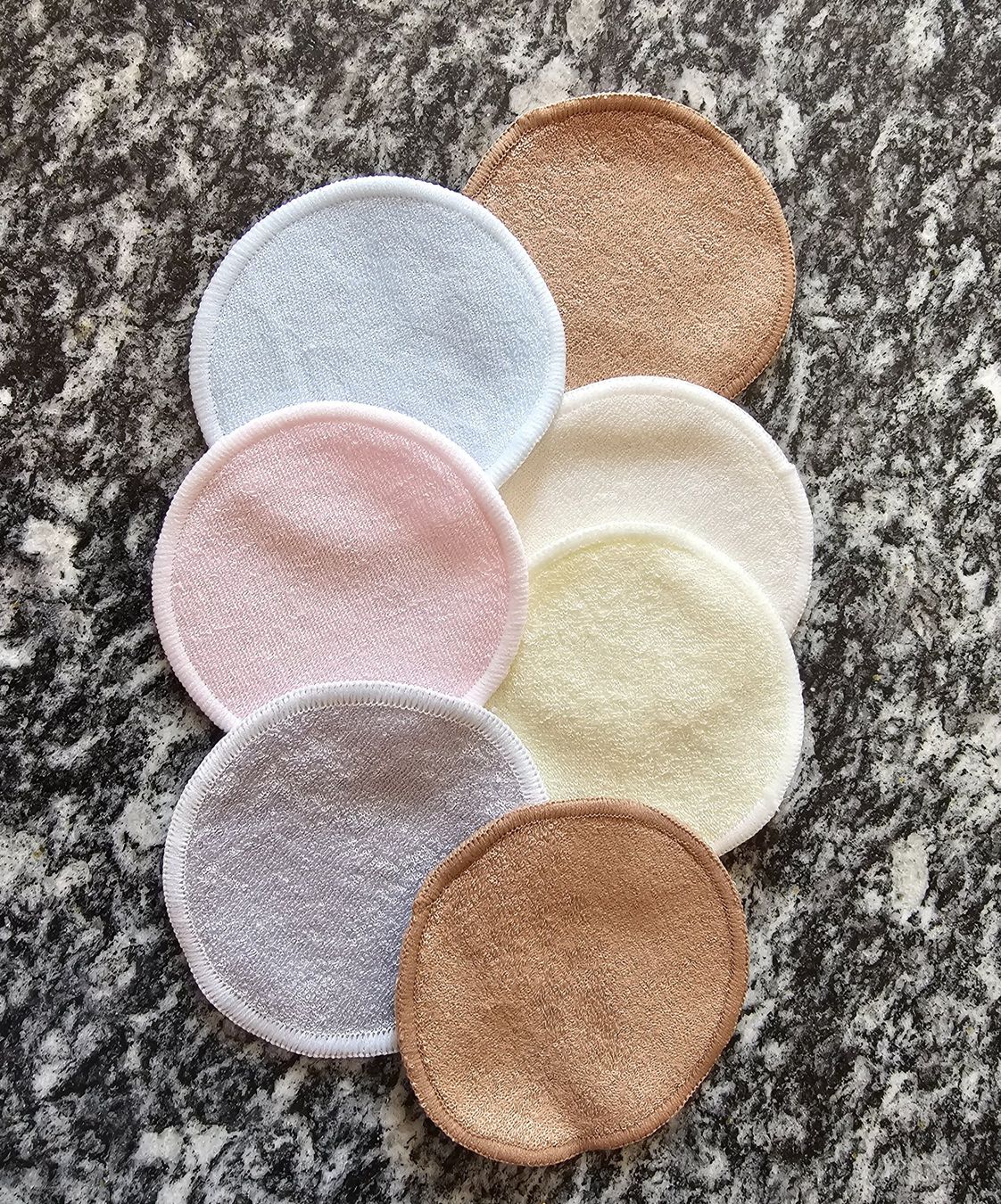 Gesichtspflege: 7 Stück Make-up-Entferner Pads waschbar NEU – Neu und originalverpackt aus Füllinsdorf von Sunnebliemli7
