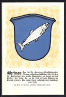Rheinau, Wappen auf Weintrauben-Ornament