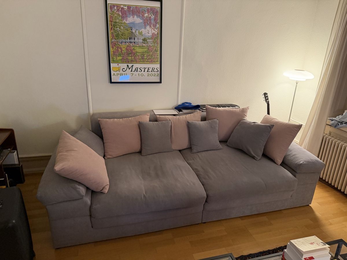 Divani: Two Large and super confortable grey sofas! – Usato da Zürich venduto da roe_75pz 1