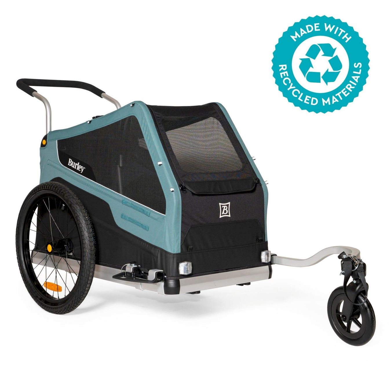 Rimorchi per biciclette: Burkley Bark Ranger Hundeanhänger – Nuovo e nell'imballaggio originale da Bottighofen venduto da zaap