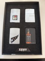 G 803 ) 4 Stück Zippo Benzinfeuerzeuge Neu