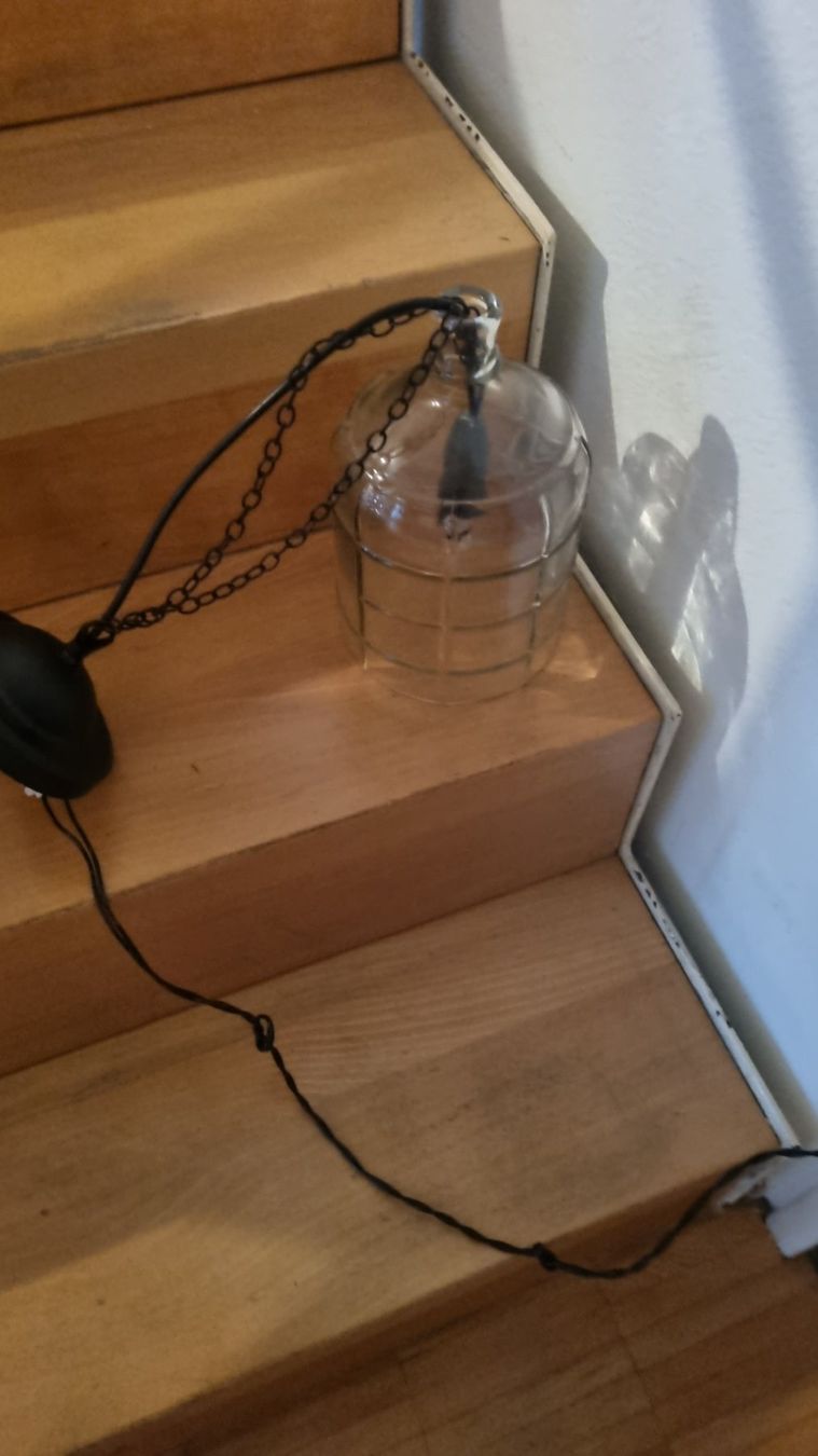 Lampade: Glas Flasche Hängelampe – Usato da Basel venduto da Jcva 8