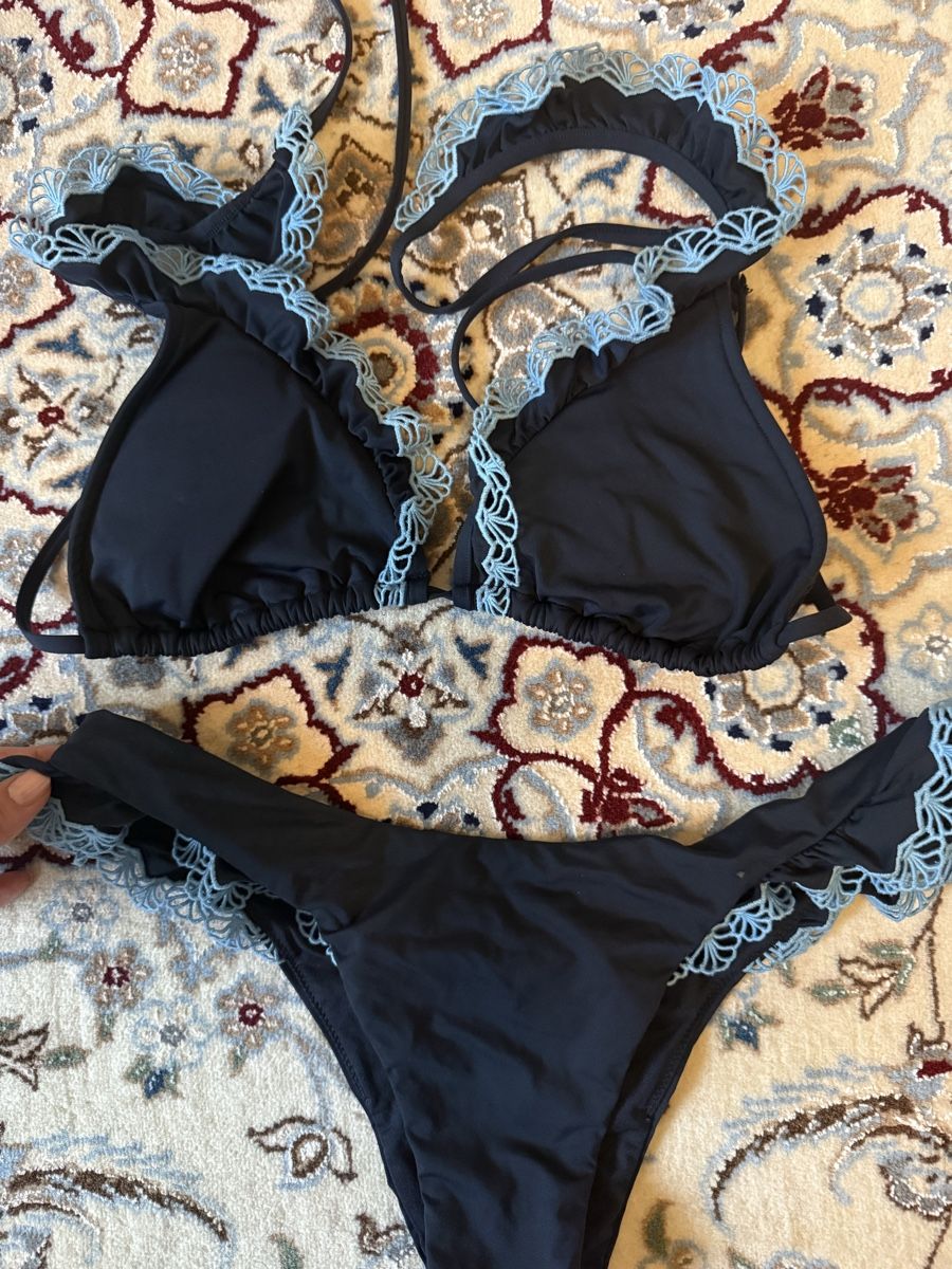 Seafolly Maillots de bain & Bikinis: Triangle Bikini Navy Blue Seafolly – D'occasion à Bottmingen par Itsclaire 4
