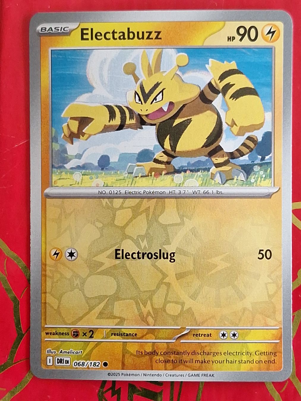 Pokémon Carte collezionabili: Electabuzz - Reverse Holo Pokemon Destined Rivals – Usato da Altstätten SG venduto da GGsGameshop
