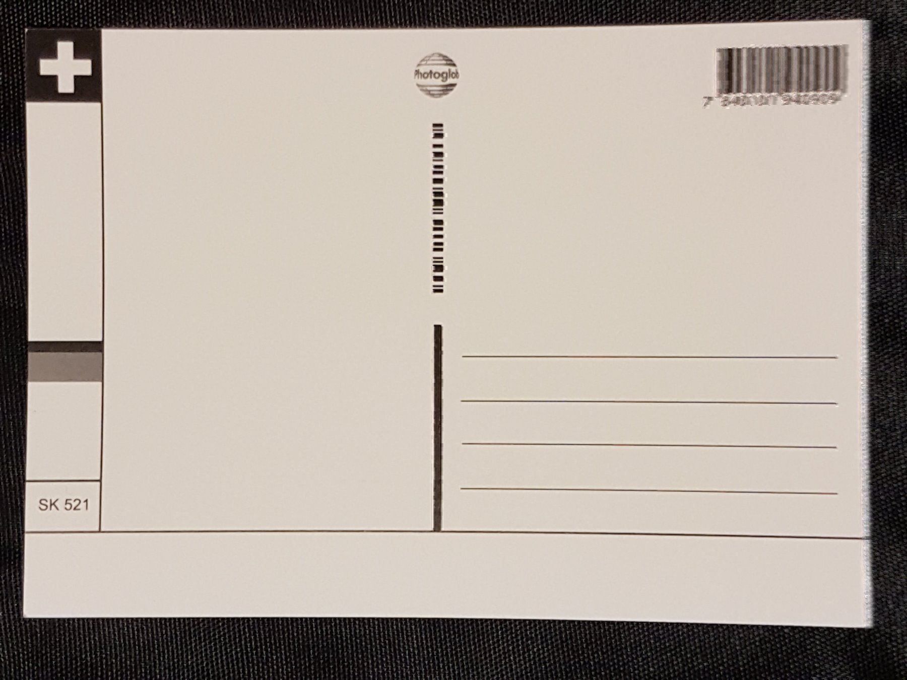 Ansichtskarten: Selbstklebende Postkarte      SCHWEIZ – Neu und originalverpackt aus Zürich von Avd 2