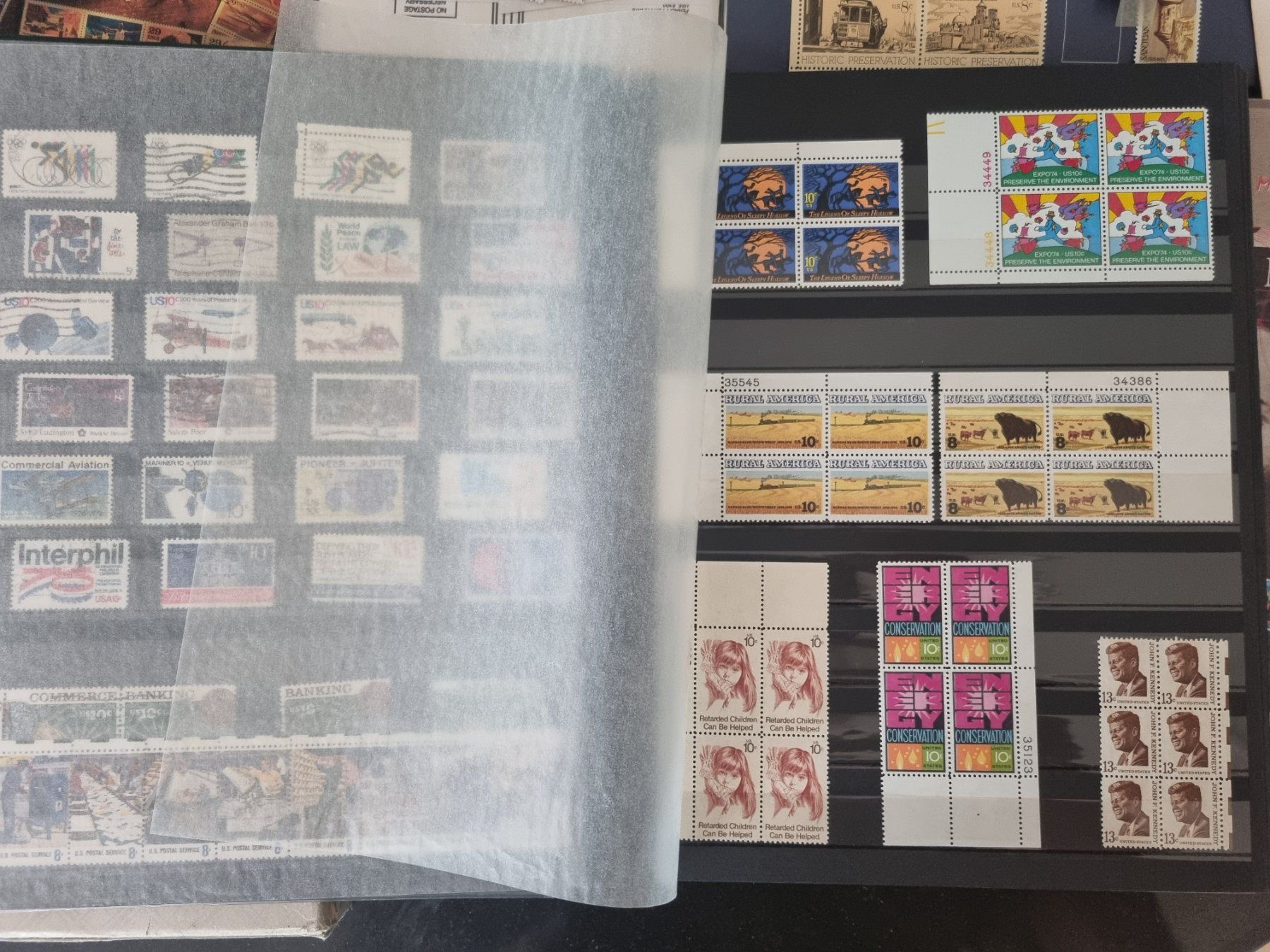 Alle Briefmarken: Kiste mit Sammlung Briefmarken USA – Gebraucht aus Gümligen von Geniusbuy 7