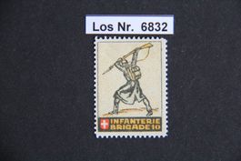 1. Weltkrieg-Marke 4. Division                      Los 6832