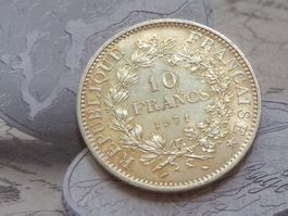 10 francs 1971 "Hercule" République Française
