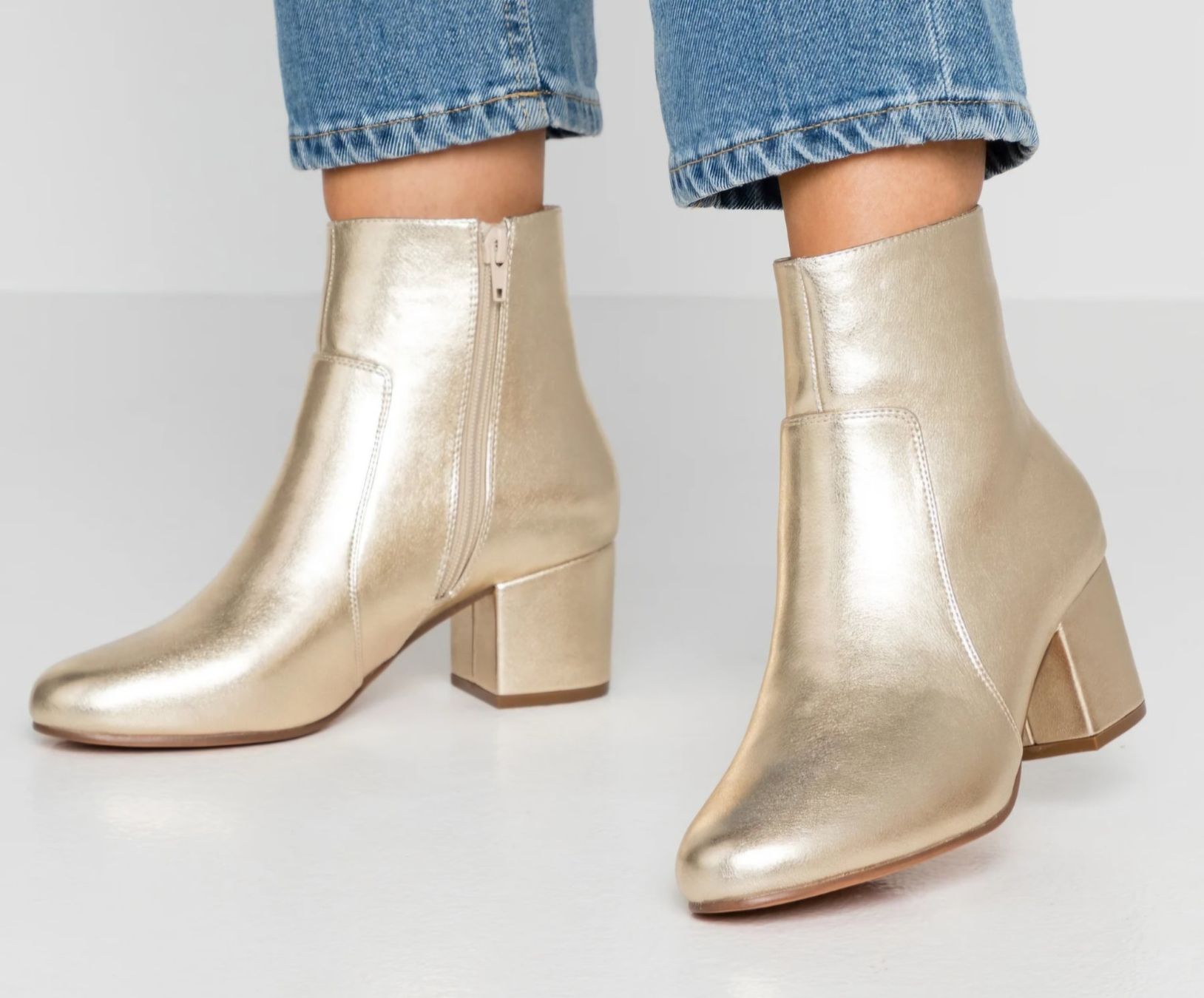 Anna Field Scarpe da donna: Stiefeletten Gr. 40 gold – Usato da Winterthur venduto da Nenya1
