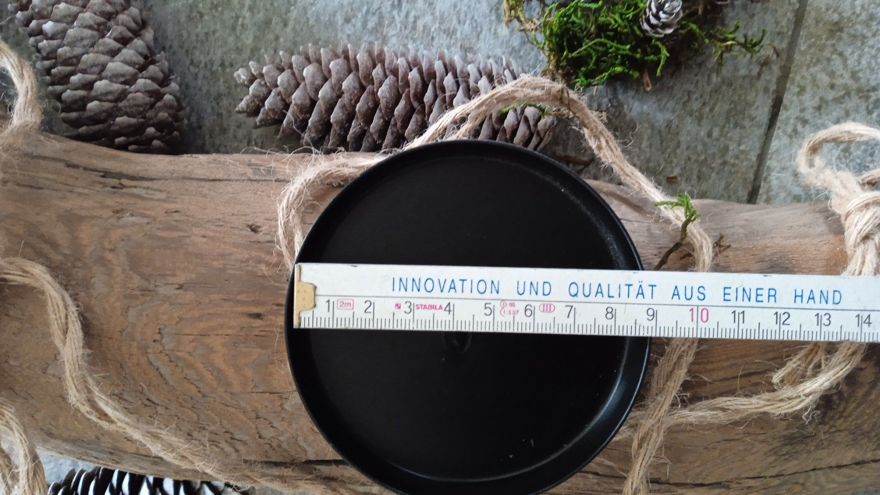 Holzartikel: Schwemmholz mit zwei Kerzenhaltern – Neu und originalverpackt aus Widnau von ForViolin 4