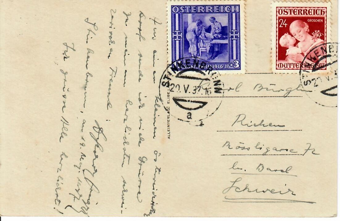 Cartoline postali: Stinkenbrunn - Burgenland – Usato da Hochdorf venduto da Ziegel-16 1