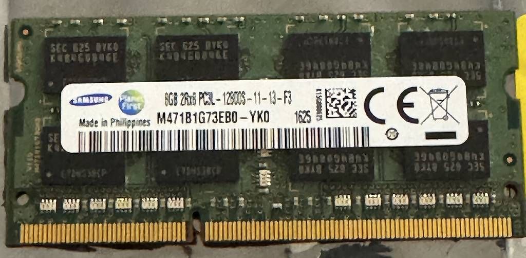 Samsung Memoria / RAM: Samsung 8 GB DDR3 SO-DIMM – Usato da Volketswil venduto da IT-Mac