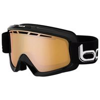 Skibrille Bolle schwarz mit orangem Glas guter Zustand