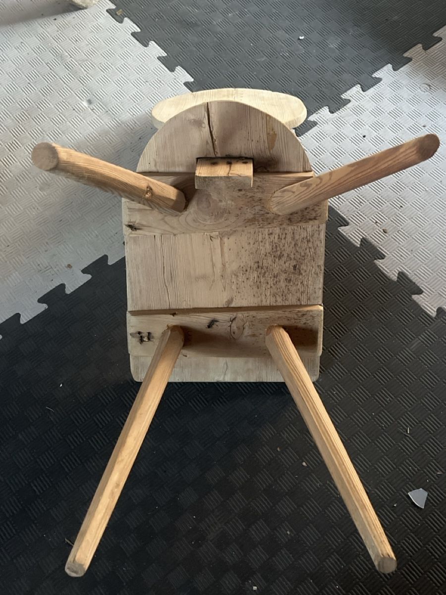 Chaises: 5 Stabellen (Bauernstühle)  – D'occasion à Rheineck par UhrenReinhardt 1