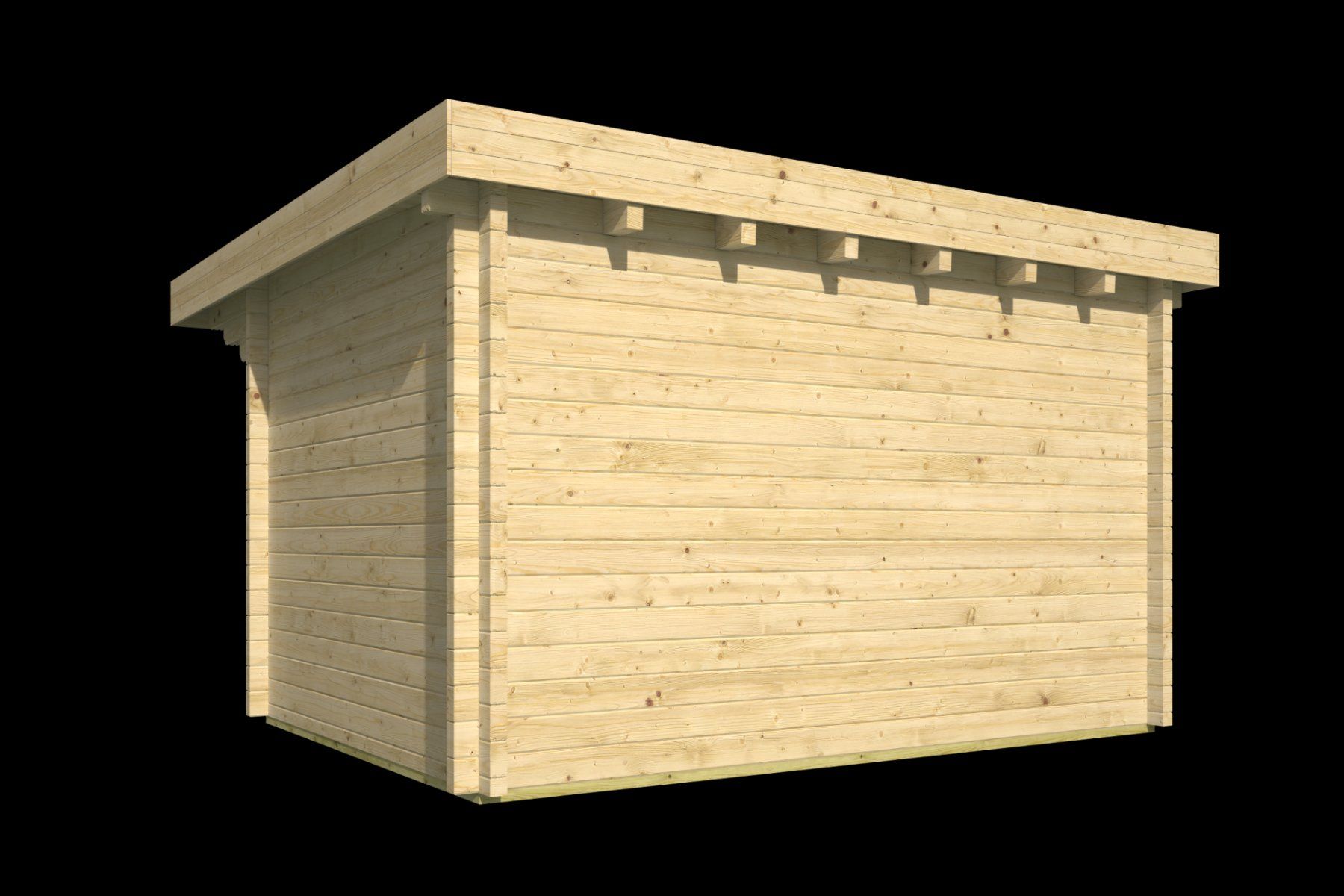Gartenhäuser & Gewächshäuser: Modernes Blockhaus / Gartenhaus Whitegate 70 mm – Neu und originalverpackt aus Waldshut-Tiengen von GardenLux-Outdoor 5