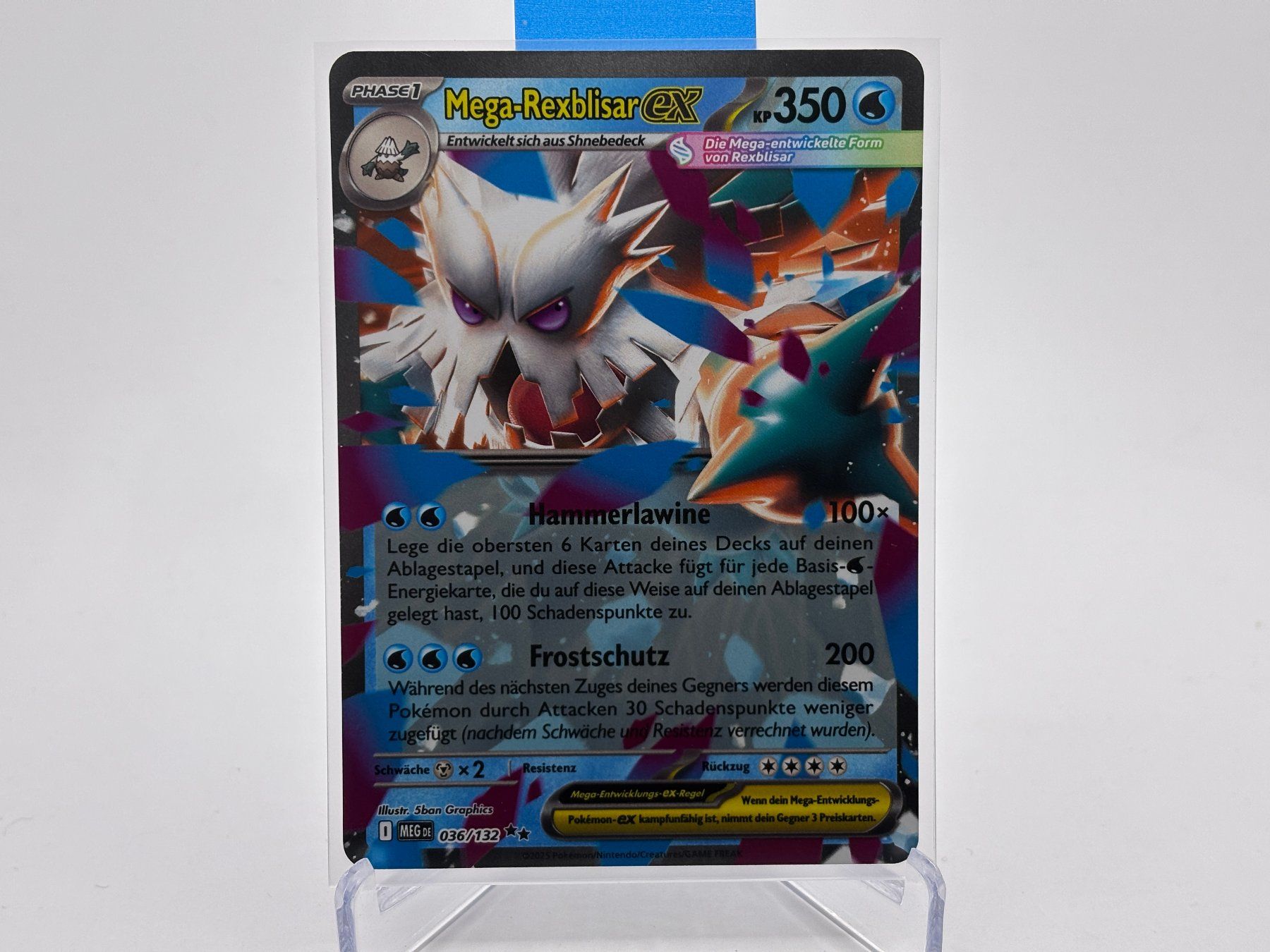 Pokémon Carte collezionabili: Mega-Entwicklung - Mega Rexblisar ex  (MEG 36) - DE – Nuovo (secondo la descrizione) da Allschwil venduto da bul_5pmr