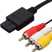 Super Nintendo SNES/N64/GameCube  Video Audio TV AV Kabel