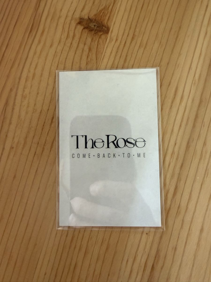 Sammelbilder & Trading cards: Photocard THE ROSE Come Back To Me – Neu und originalverpackt aus Castel San Pietro von NaBi-7 1